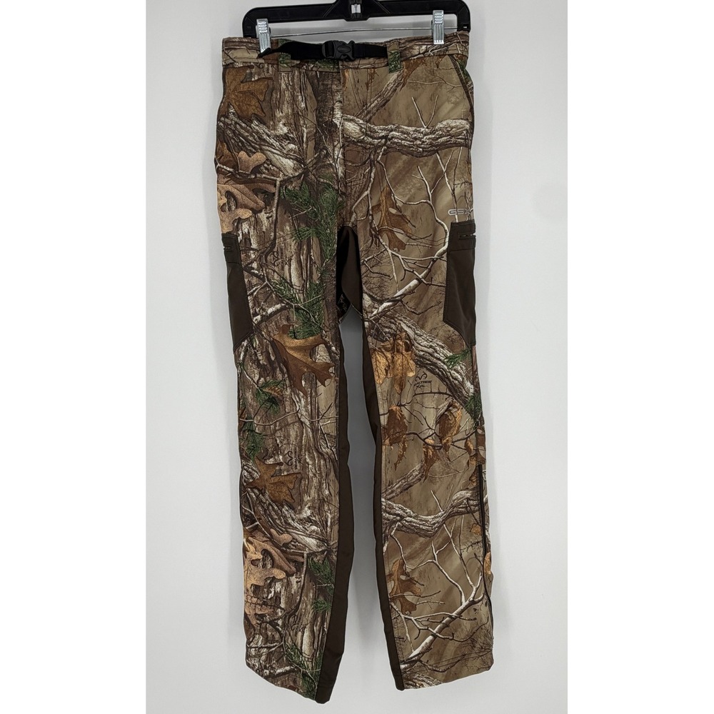 GSX Mens Realtree Xtra Camo Hunting Pants Leg Zippers Medium 16M-WV513F13